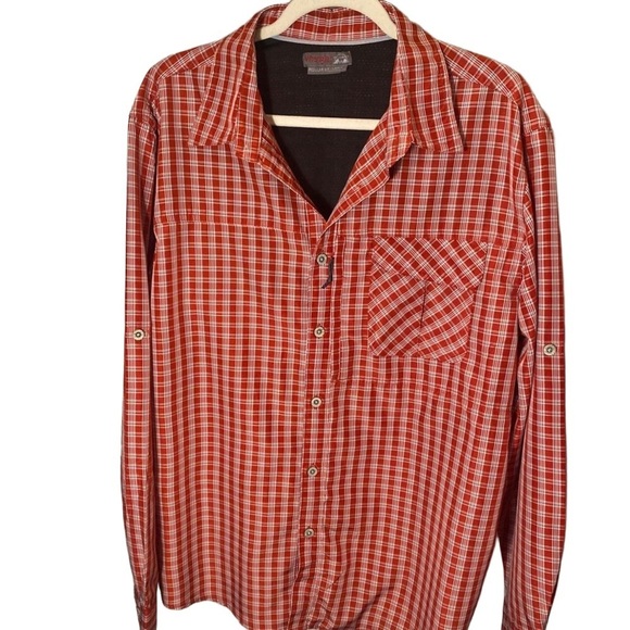 Wrangler Other - Wranglers reg fit outdoors rust colored check size L